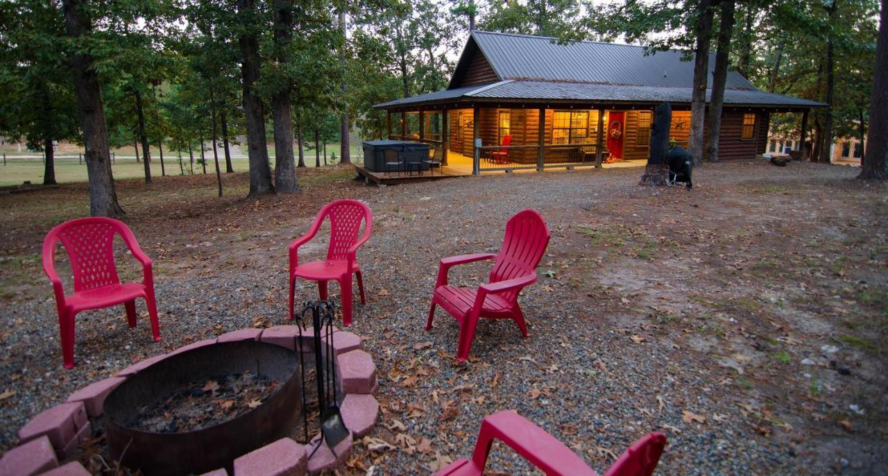 Shine On Harvest Moon W Bbq Villa Broken Bow Bagian luar foto